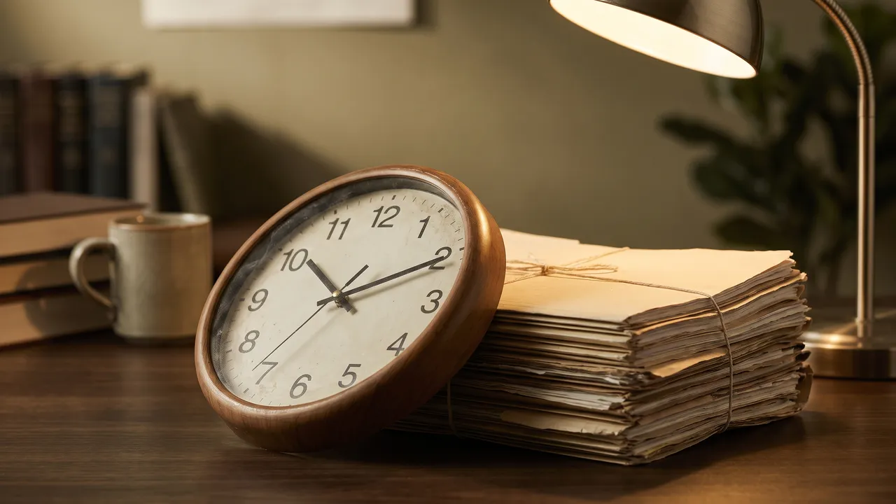 Reloj de escritorio frente a documentos legales — cuánto tiempo tengo para demandar por un accidente en California